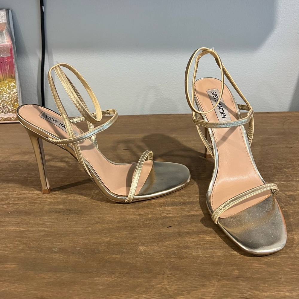 Steve Madden Gold Heels